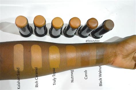 black opal foundation stick colors